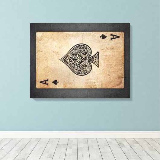 Toile Ace of spades (Insitu (Plancher de Bois))