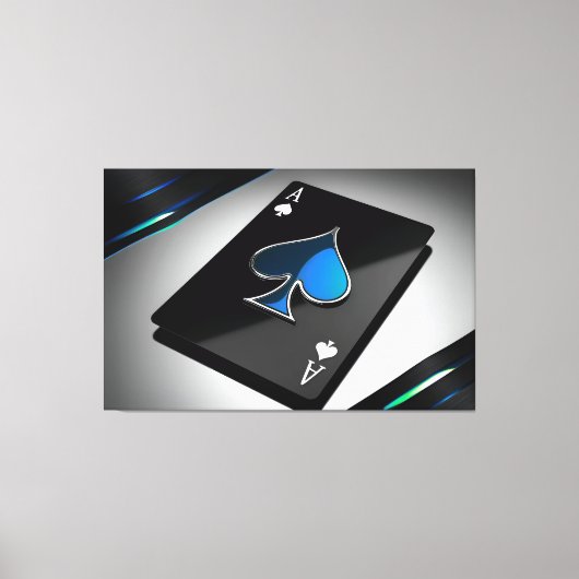 Toile Ace of Spades Art Canvas Imprimer l'image 3 (Recto)