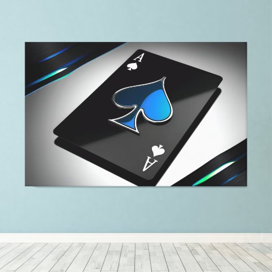 Toile Ace of Spades Art Canvas Imprimer l'image 3 (Insitu (Plancher de Bois))