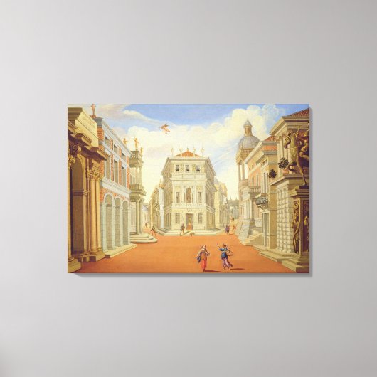 Toile Acte II, scènes I et VIII (Recto)