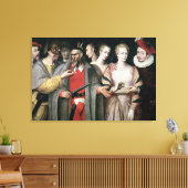 Toile Acteurs du Commedia dell'Arte (Insitu(Salon))