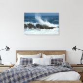 Toile Action de vague à Pemaquid Point, Maine (Insitu(Chambre))