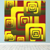 Toile Activate My Heart Pattern Golden (Insitu (Plancher de Bois))