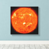 Toile Activité solaire sur le Soleil 2 (Insitu (Plancher de Bois))