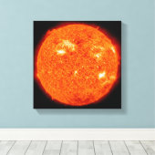 Toile Activité solaire sur le Soleil 3 (Insitu (Plancher de Bois))