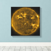 Toile Activité solaire sur le Soleil 4 (Insitu (Plancher de Bois))