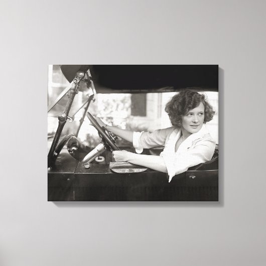 Toile Actrice au volant, 1921 (Recto)