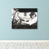 Toile Actrice derrière la roue, 1921 (Insitu (Plancher de Bois))