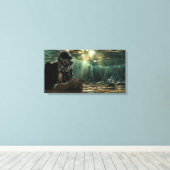 Toile Actualités sous-marines modernes (Insitu (Plancher de Bois))