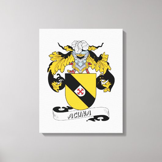 Toile Acuna Family Crest (Recto)