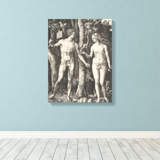 Toile Adam et Eve, 1504 (Insitu (Plancher de Bois))