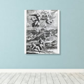 Toile Adam et Eve après la chute (Insitu (Plancher de Bois))