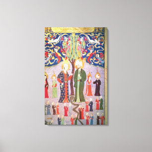 Toile Adam et Eve et leurs treize jumeaux