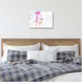 Toile Adam Moyer Original "ZZZ" Rare (Insitu(Chambre))
