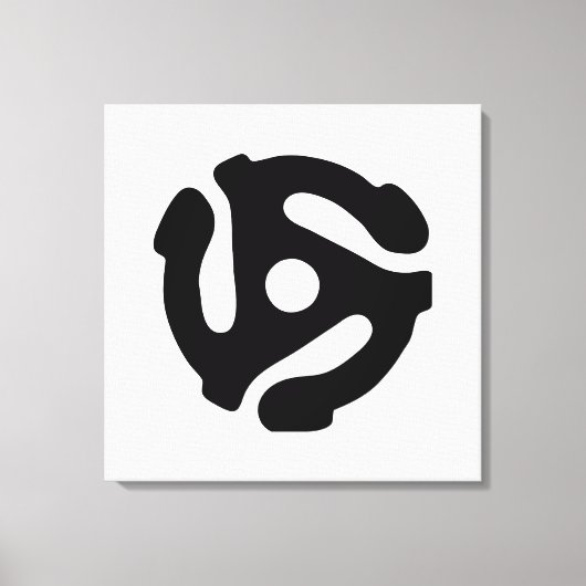 Toile Adaptateur vinyle de 7 pouces 45 tr/min insérez l' (Recto)