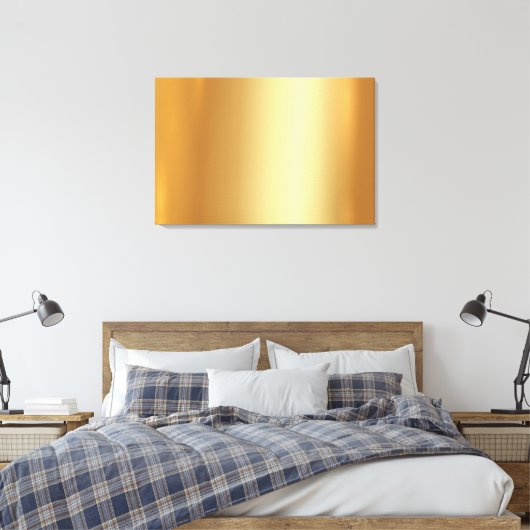 Toile Add Upload Your Photo on Elegant Gold Background (Insitu(Chambre))