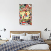 Toile Adham Khan rend hommage à Akbar à Sarangpur, Ce (Insitu(Chambre))