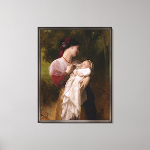 Toile Admiration maternelle par William Adolphe Bouguere