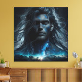 Toile Adonis céleste (Insitu(Salon))