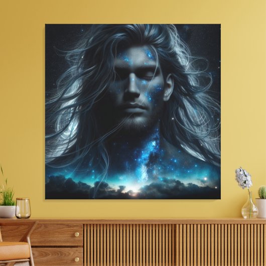 Toile Adonis céleste (Insitu(Salon))