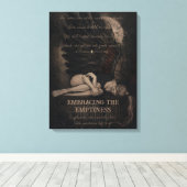 Toile Adopter le vide Dark Romantic Gothic (Insitu (Plancher de Bois))