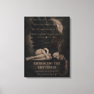 Toile Adopter le vide Dark Romantic Gothic