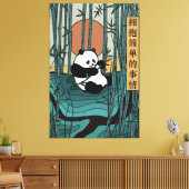 Toile Adopter les choses simples (Insitu(Salon))