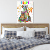 Toile Adoption et Secourt de chien et de chat Adopter êt (Insitu(Chambre))