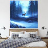 Toile Adorable Reindeer Winter Wonderland Vacances (Insitu(Chambre))