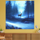 Toile Adorable Reindeer Winter Wonderland Vacances (Insitu(Salon))