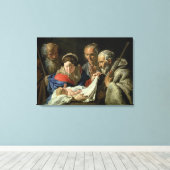 Toile Adoration de Jésus enfant (Insitu (Plancher de Bois))