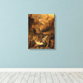 Toile Adoration des bergers beaux-arts Noël (Insitu (Plancher de Bois))