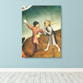 Toile Adoration des Mages, détail de (Insitu (Plancher de Bois))