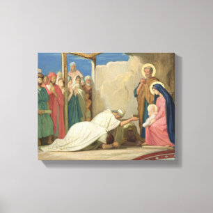 Toile Adoration des Magi, 1857