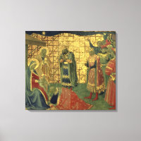 Adoration of the Magi, détail from a predella pane