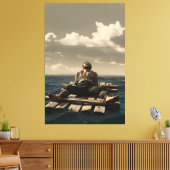 Toile Adrift canvas print (Insitu(Salon))