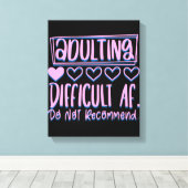 Toile Adulte Adulte Difficile AF Ne Recommanderait Pas (Insitu (Plancher de Bois))