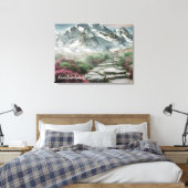 Toile Adventure Await Beautiful Mountains Randonnée Trai (Insitu(Chambre))