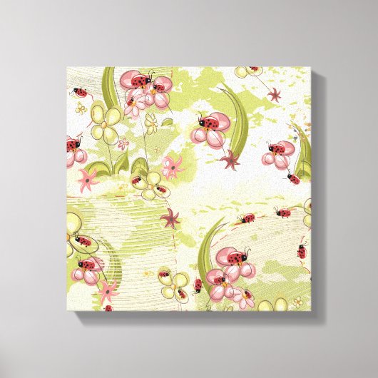 Toile Adventure Ditsy Ladybirds (Recto)