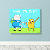 Toile Adventure | Finn & Jake Fist Bump (Insitu (Plancher de Bois))