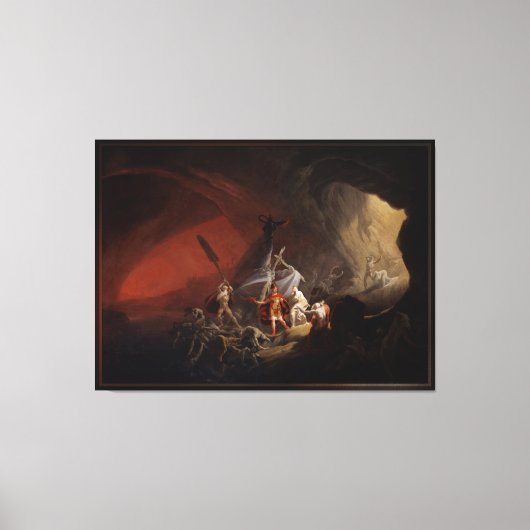 Toile Aeneas et Sibyl Old Masters Reproduction (Recto)