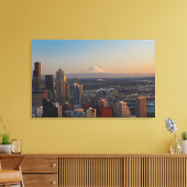 Toile Aerial view of Seattle city skyline 2 (Insitu(Salon))