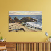 Toile Aérien de la côte rocheuse (Insitu(Salon))