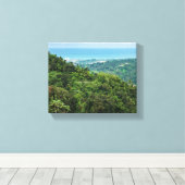 Toile Aérien de Porto Rico côtière à el yunque (Insitu (Plancher de Bois))