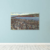 Toile Aérien du centre-ville entier (Insitu (Plancher de Bois))