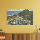 Toile Aérien du jardin oriental de Bernheimer (Insitu(Salon))