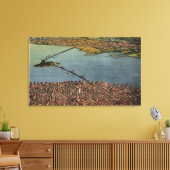 Toile Aérien, San Francisco-Oakland Bay Bridge (Insitu(Salon))