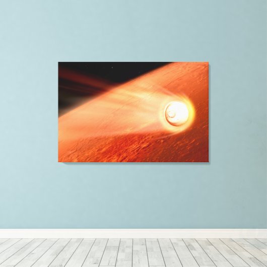 Toile Aérocoque Avec Perpersévérance Rover Descente Vers (Insitu (Plancher de Bois))