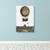 Toile Aéronef au-dessus de la ville (Insitu (Plancher de Bois))