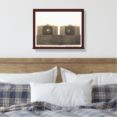 Toile Aéronef historique vintage, hangars d'aviation de  (Insitu(Chambre))